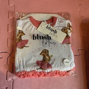 Blush Lotus Long Sleeved Tutu Dress Ballerina Dogs 3-6 month